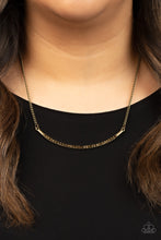 Load image into Gallery viewer, Paparazzi - Collar Poppin Sparkle - Brass - Necklace
