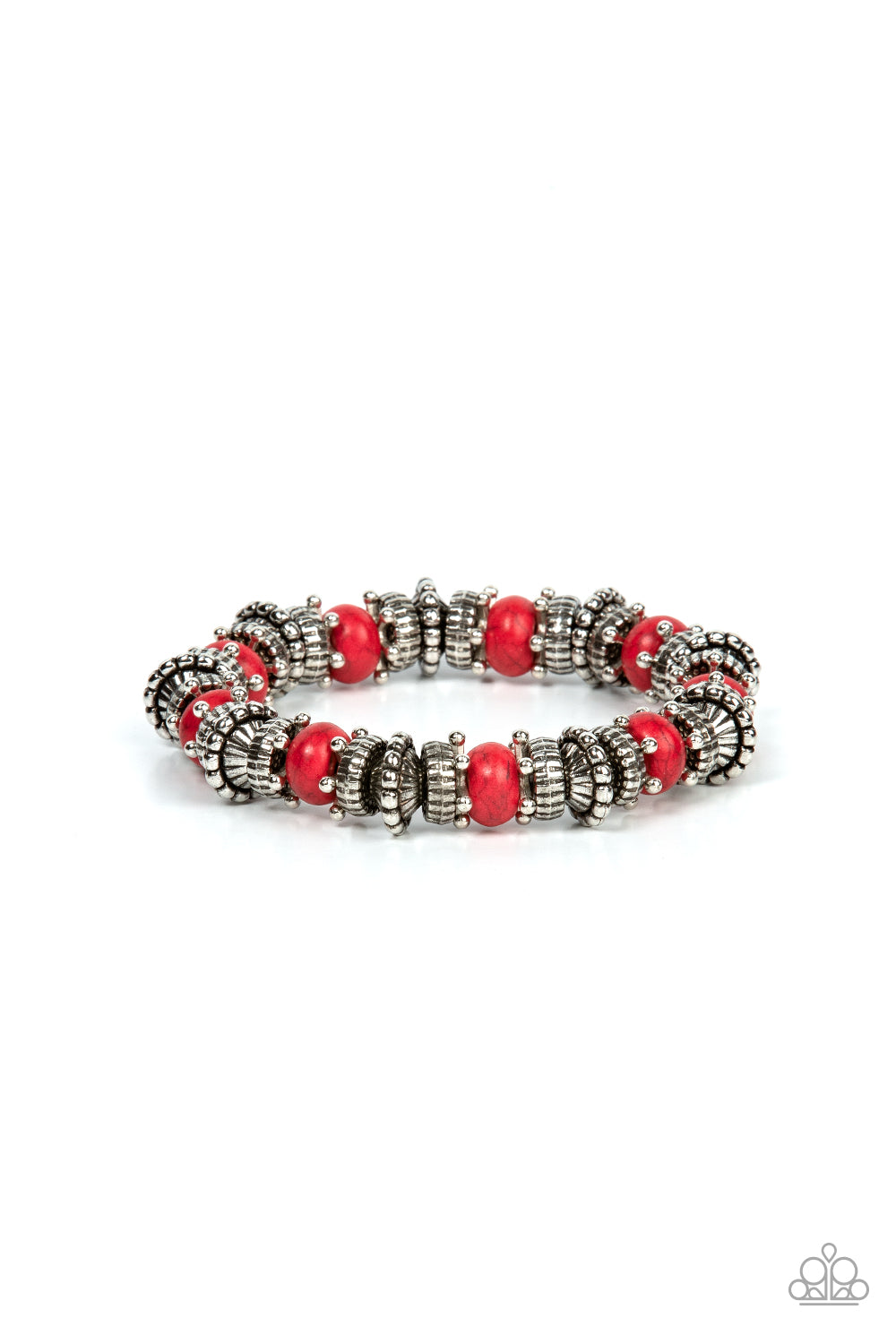 Paparazzi - Canyon Crusher - Red - Bracelet