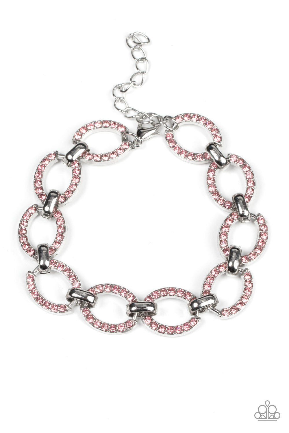 Paparazzi - Date Night Debonair - Pink - Bracelet