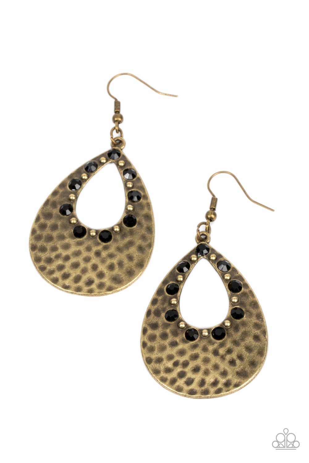 Paparazzi - Terraform Twinkle - Black - Earrings