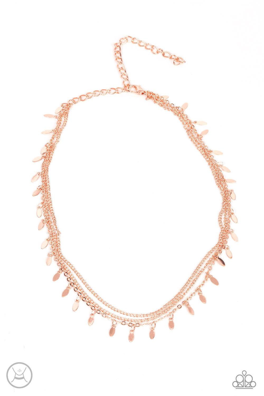 Paparazzi - Monochromatic Magic - Rose Gold - Necklace