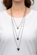 Load image into Gallery viewer, Paparazzi - Follow the LUSTER - Black - Necklace
