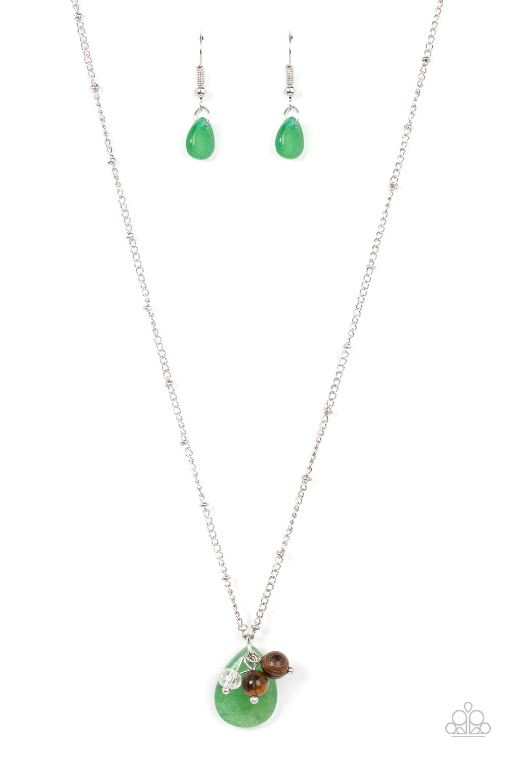 Paparazzi - Cherokee Canyon - Green - Necklace