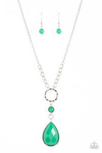 Load image into Gallery viewer, Paparazzi - Valley Girl Glamour - Green - Necklace
