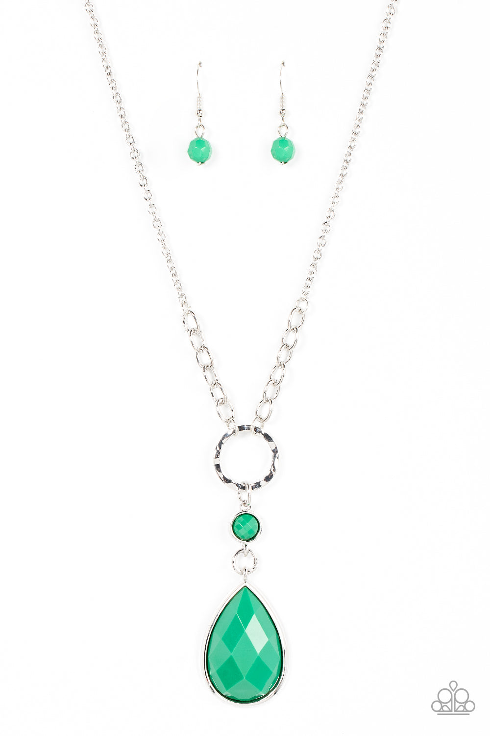 Paparazzi - Valley Girl Glamour - Green - Necklace