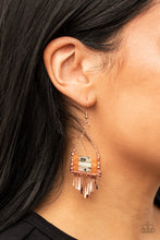 Load image into Gallery viewer, Paparazzi - Riverbed Bounty - Copper - Earrings
