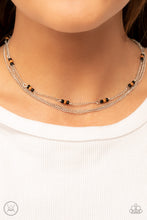 Load image into Gallery viewer, Paparazzi - Bountifully Beaded - Black - Necklace
