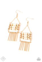 Load image into Gallery viewer, Paparazzi - Sunset Sightings &quot;Tribal Tapestry&quot; - Gold - Earrings
