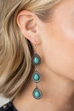 Load image into Gallery viewer, Paparazzi - Simply Santa Fe &quot;Desertscape Dweller&quot; - Blue - Earrings
