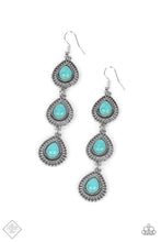 Load image into Gallery viewer, Paparazzi - Simply Santa Fe &quot;Desertscape Dweller&quot; - Blue - Earrings
