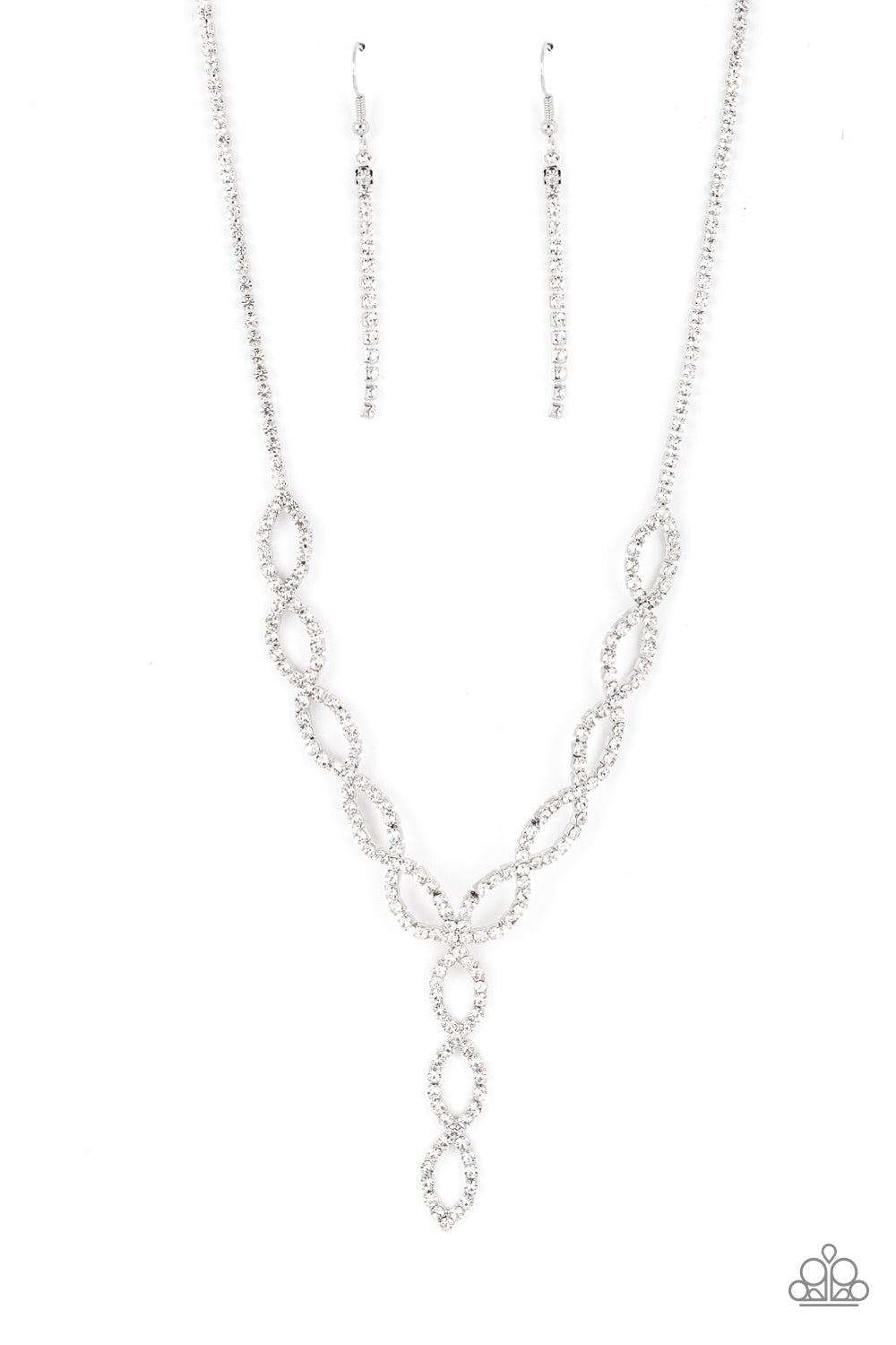 Paparazzi - Infinitely Icy - White - Necklace