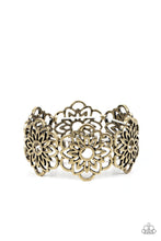 Load image into Gallery viewer, Paparazzi - Baroque Bouquet - Brass - Bracelet
