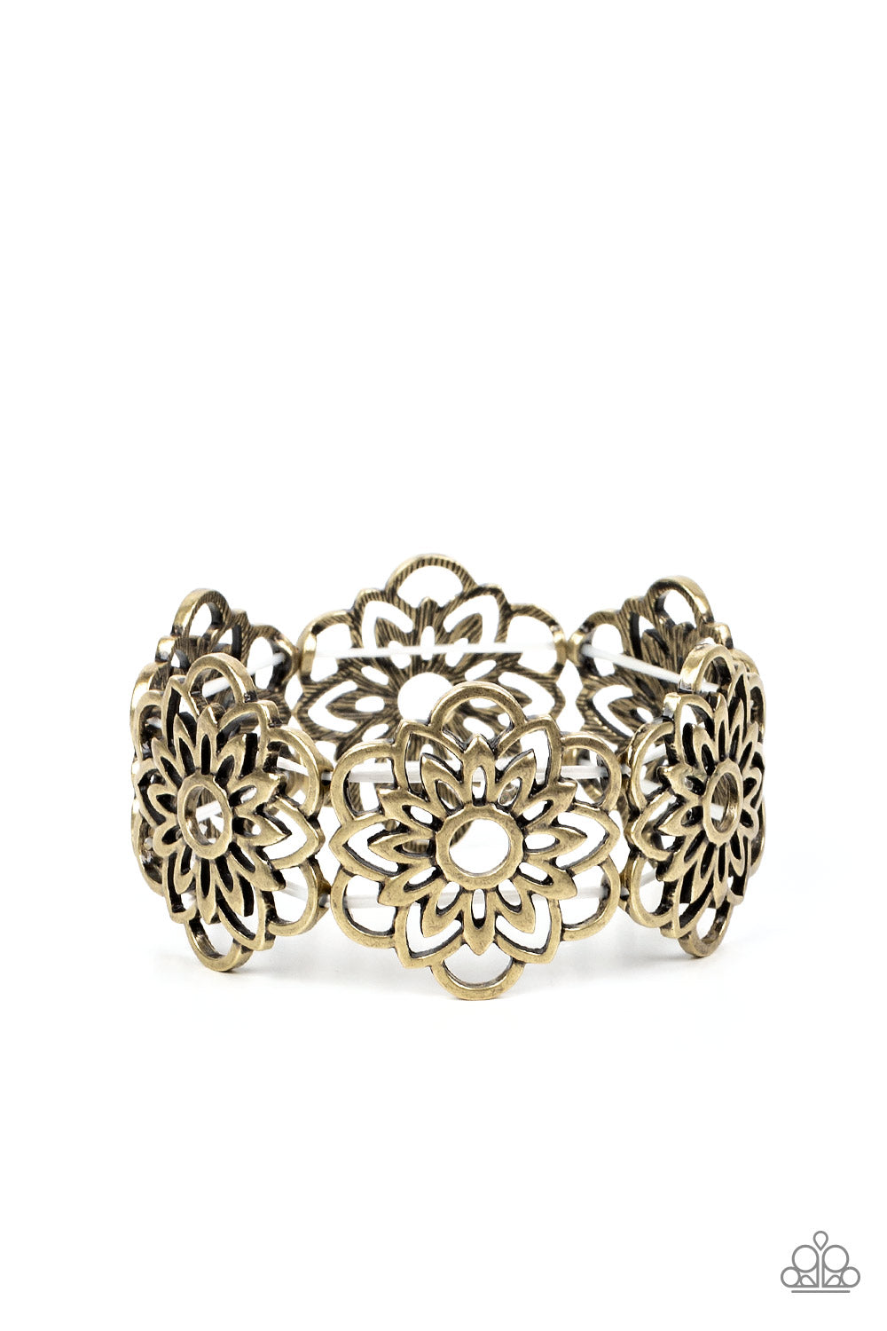 Paparazzi - Baroque Bouquet - Brass - Bracelet