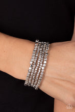 Load image into Gallery viewer, Paparazzi - Right on CUBE - Silver - Bracelet
