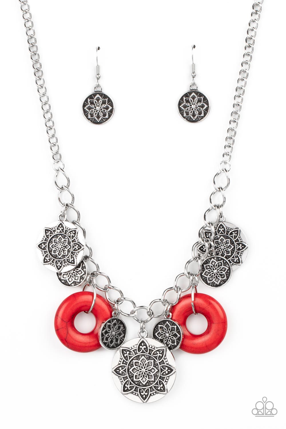 Paparazzi - Western Zen - Red - Necklace