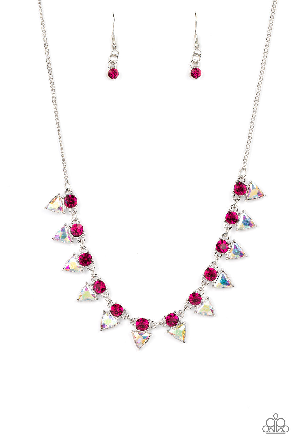 Paparazzi - Razor-Sharp Refinement - Pink - Necklace