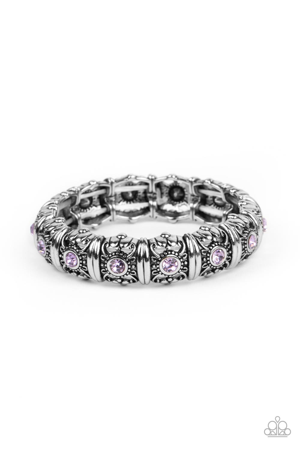 Paparazzi - Ageless Glow - Purple - Bracelet