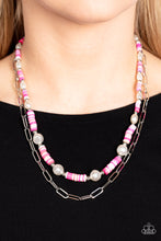 Load image into Gallery viewer, Paparazzi - Tidal Trendsetter - Pink - Necklace
